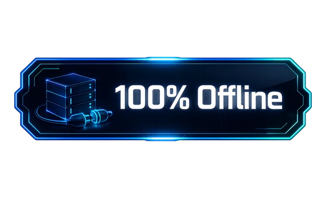 Funzionamento locale/offline senza cloud obbligatorio